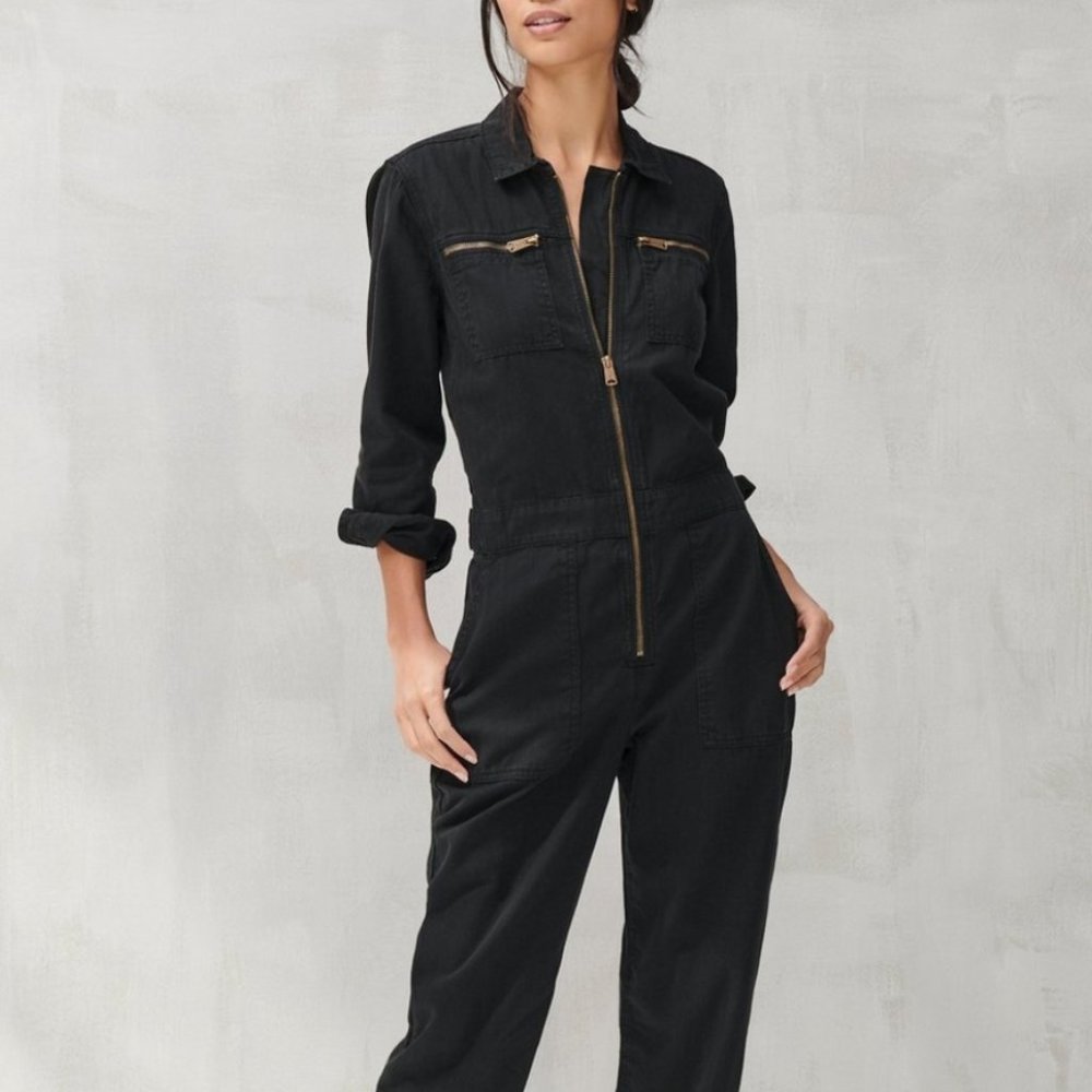 Lucky Brand Tie Front Jumpsuit